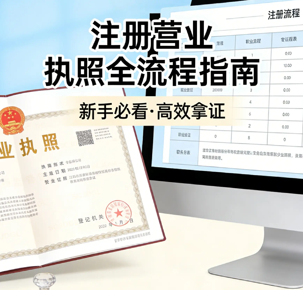 申请营业执照需要什么材料？新手办理全解